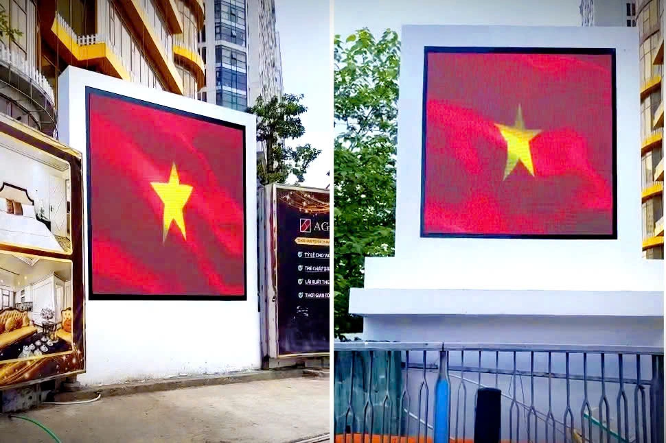 QMS Top Tower Tố Hữu rợp sắc cờ đỏ, lan tỏa niềm tự hào trong dịp Quốc khánh 2/9